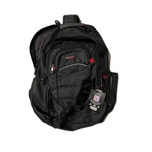 Eastsport Unisex 19 Limited Magnus Tech Backpack Black/Red